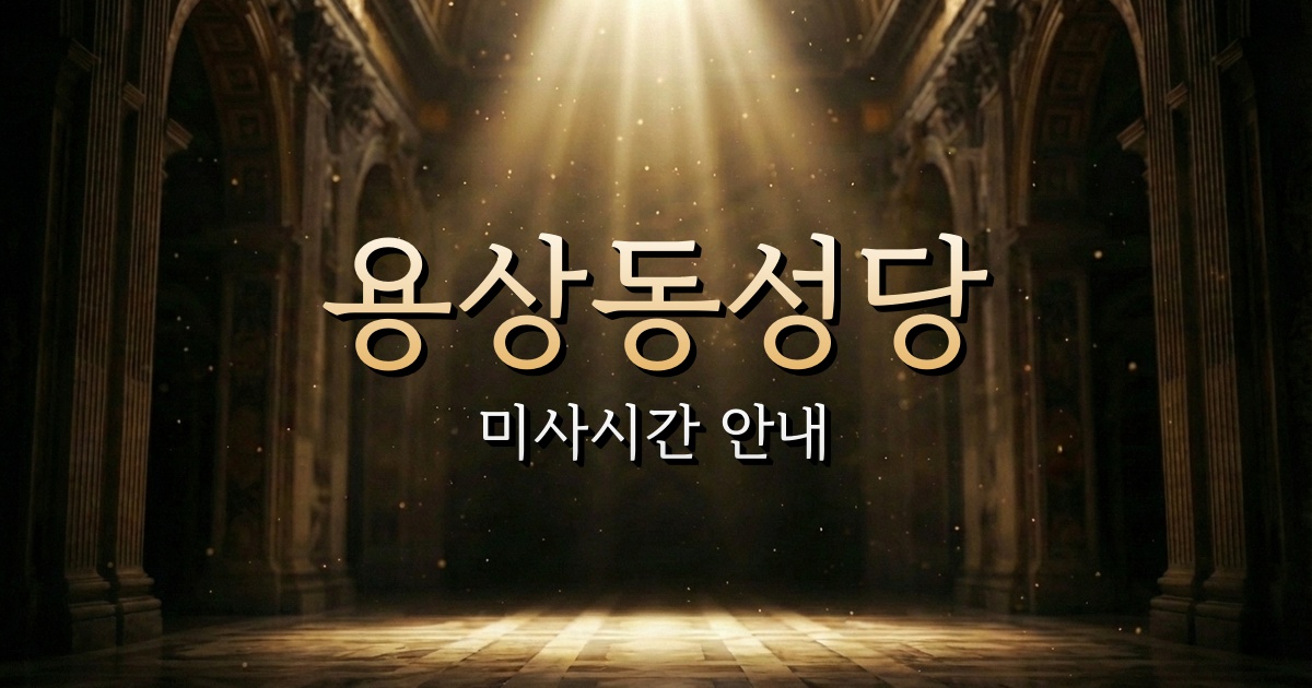 용상동성당 미사시간 | 안동교구 7