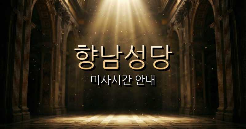 향남성당 미사시간 | 수원교구 10